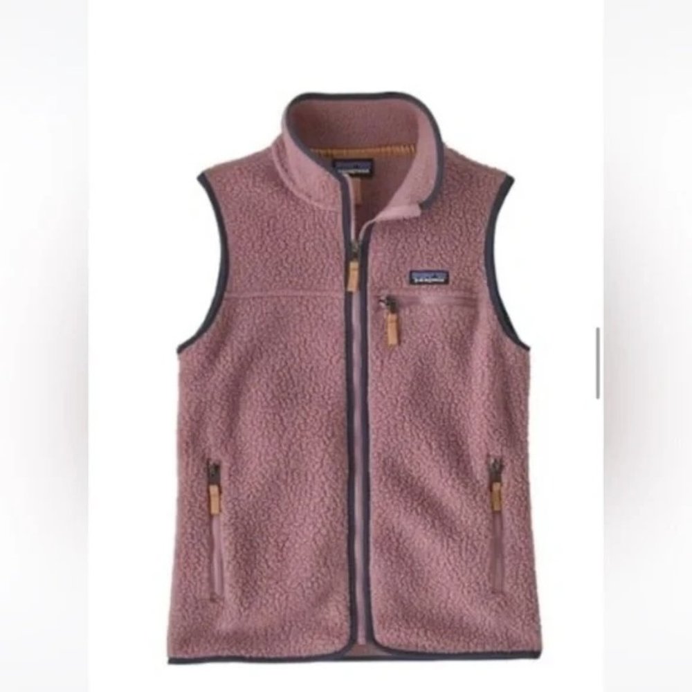Patagonia | Retro Pile Vest in Evening Mauve Size M